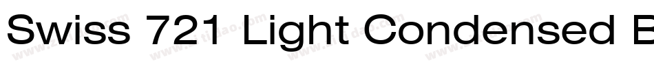 Swiss 721 Light Condensed BT(1)字体转换